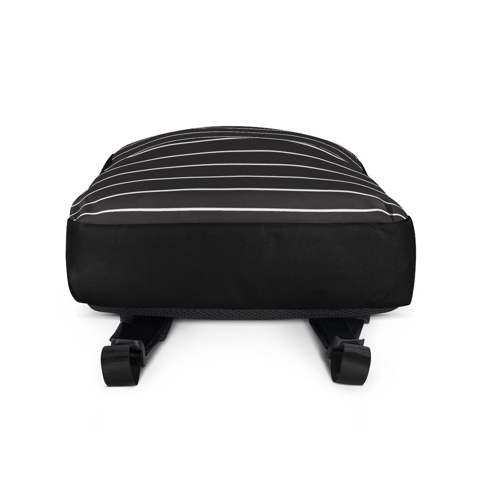 Black Stripes - Inspired By Taylor Swift - Sustainably Made Backpack