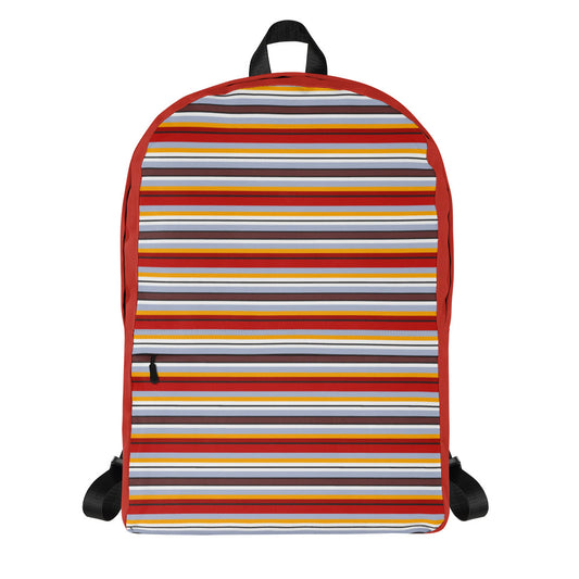 Multi Colored Lines - Inspired By Taylor Swift - Sustainably Made Backpack