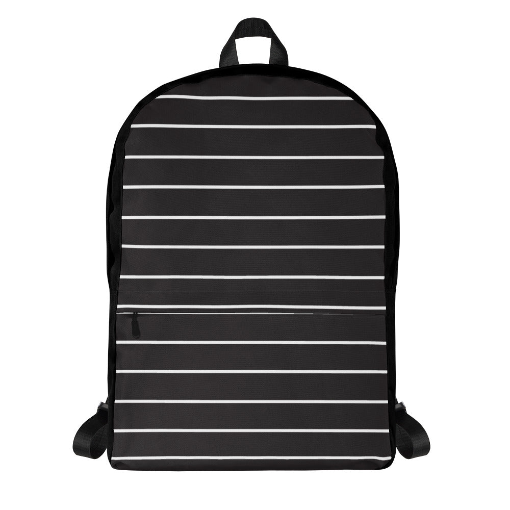 Black Stripes - Inspired By Taylor Swift - Sustainably Made Backpack