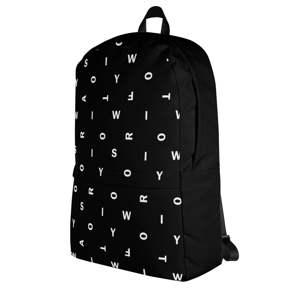 Letter Black - Inspired By Taylor Swift - Sustainably Made Backpack