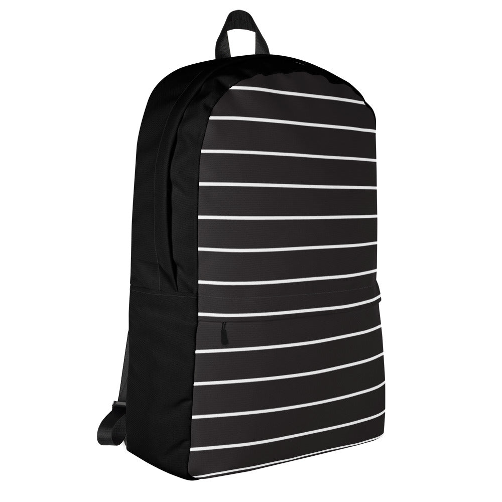 Black Stripes - Inspired By Taylor Swift - Sustainably Made Backpack