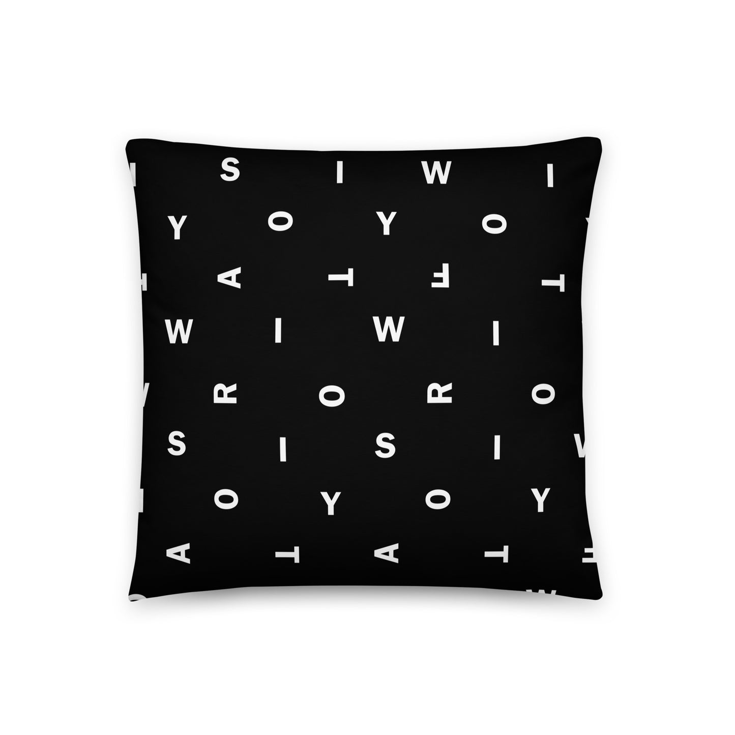 Letter Black - Inspired By Taylor Swift - Sustainably Made Basic Pillow