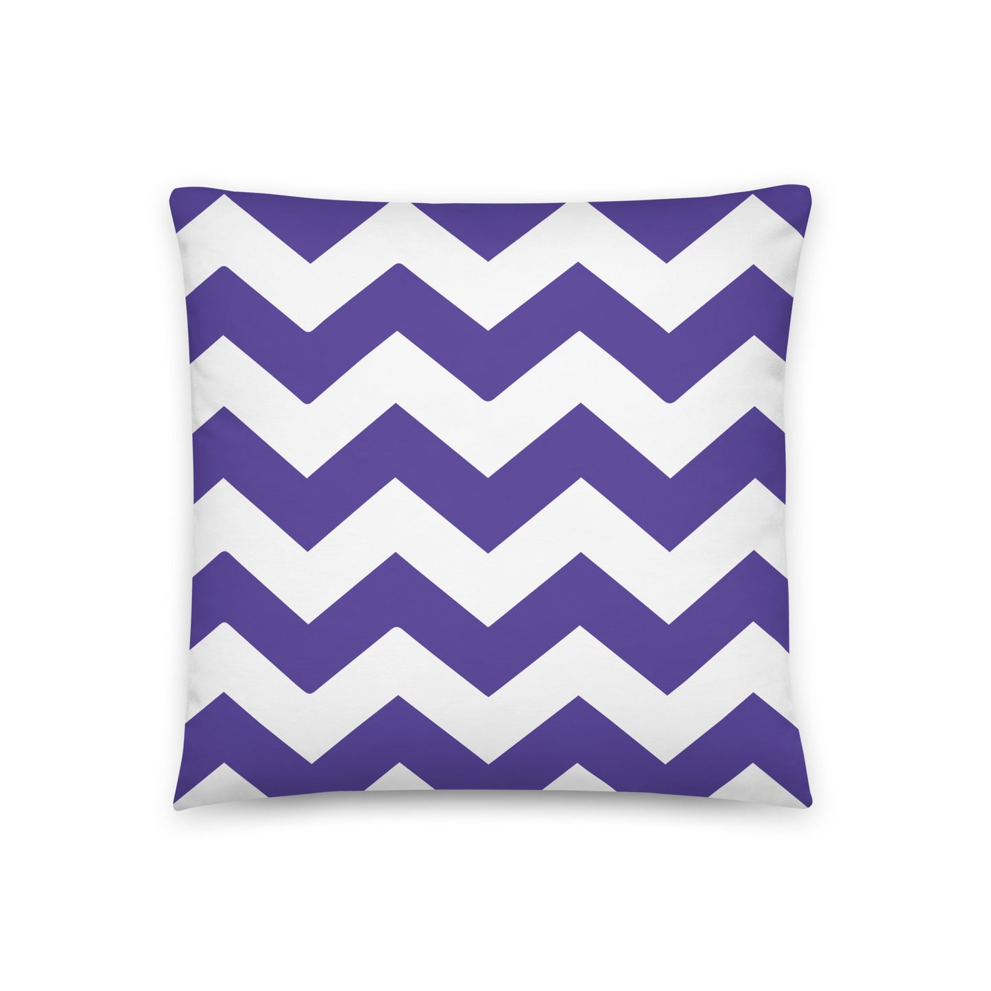 Blue Zigzag - Inspired By Harry Styles - Sustainably Made Basic Pillow