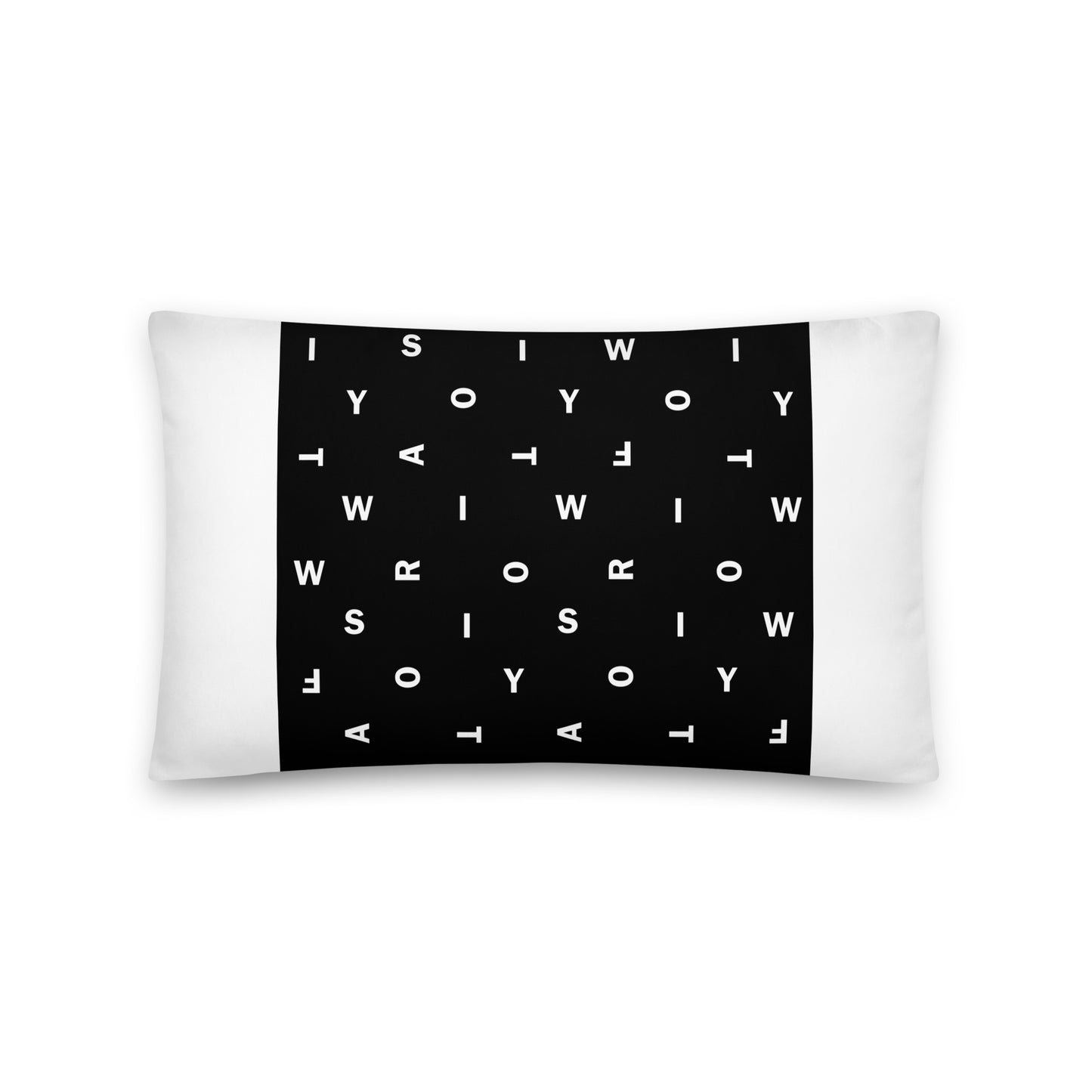 Letter Black - Inspired By Taylor Swift - Sustainably Made Basic Pillow