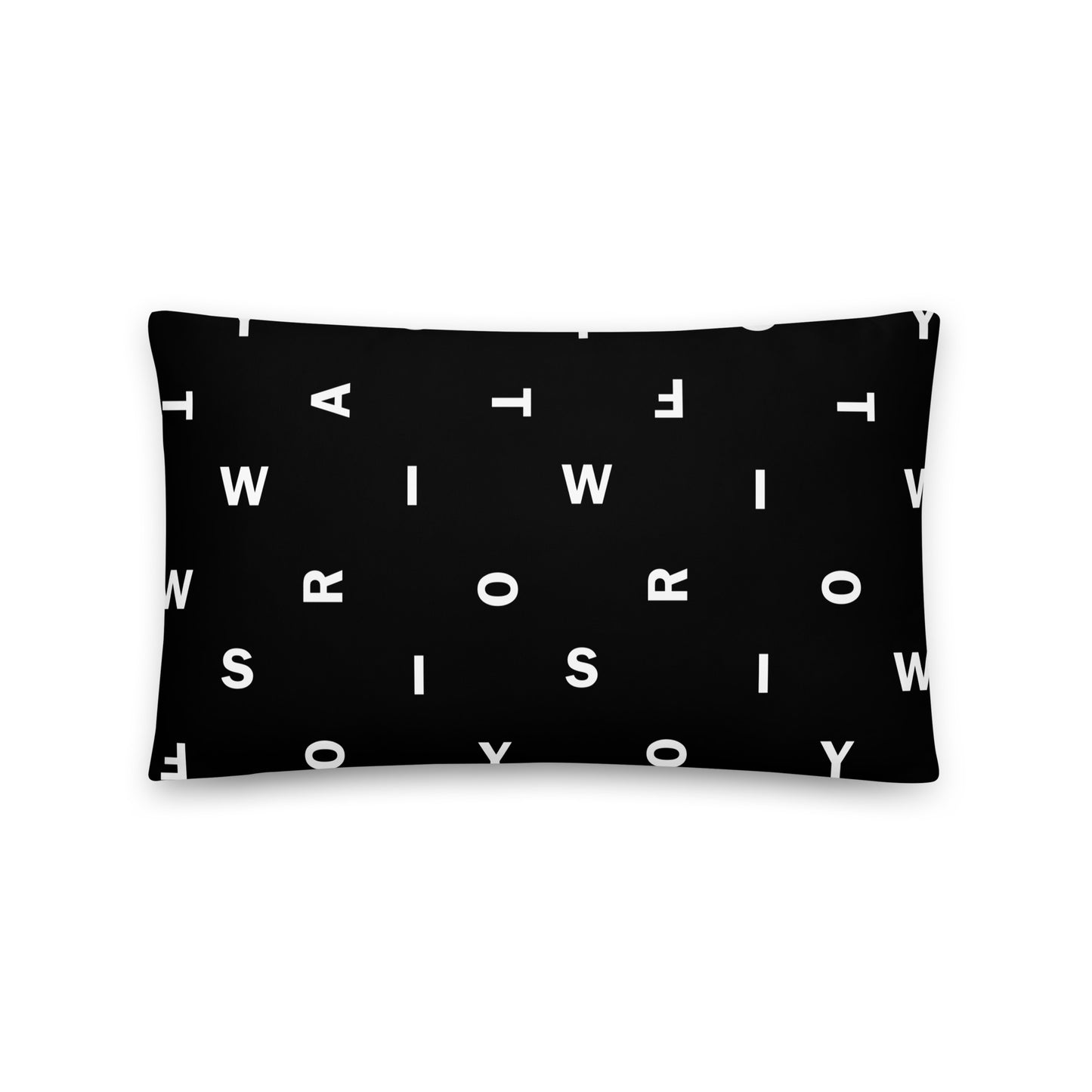 Letter Black - Inspired By Taylor Swift - Sustainably Made Basic Pillow