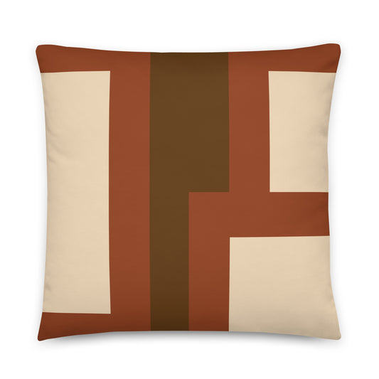 Retro Block - Inspired By Harry Styles - Sustainably Made Basic Pillow