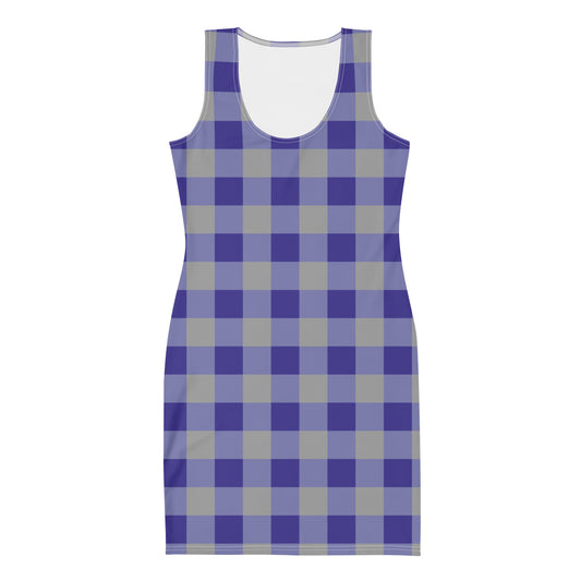Gingham Blue - Inspired By Harry Styles - Sustainably Made dress