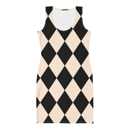 Harlequin - Inspired By Selena Gomez - Sustainably Made Bodycon dress