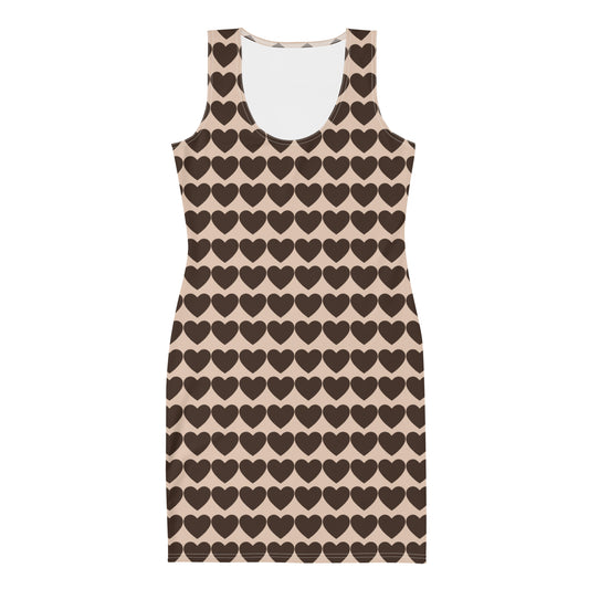 Heart Pattern - Inspired By Harry Styles - Sustainably Made Dress