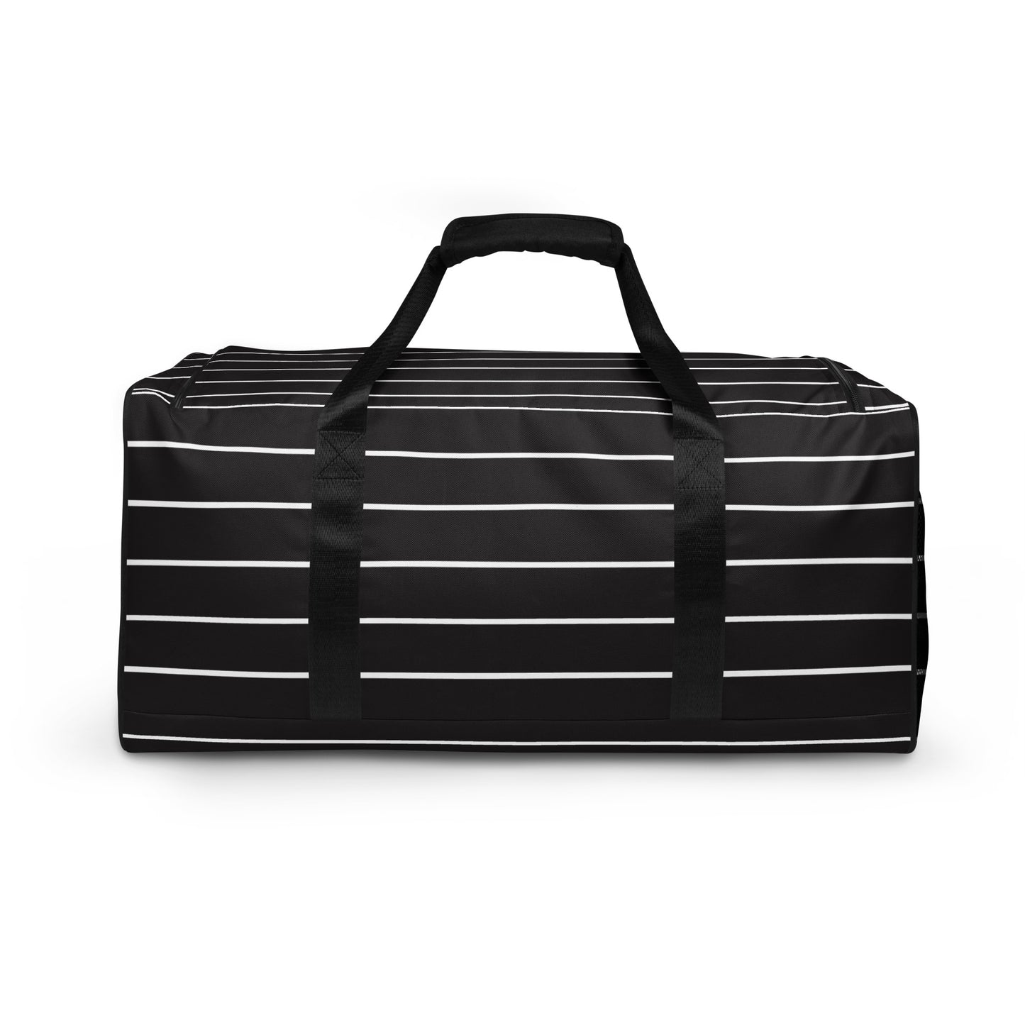 Black Stripes - Inspired By Taylor Swift - Sustainably Made Duffle bag