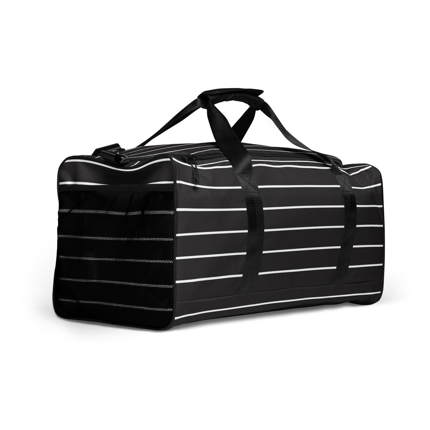 Black Stripes - Inspired By Taylor Swift - Sustainably Made Duffle bag
