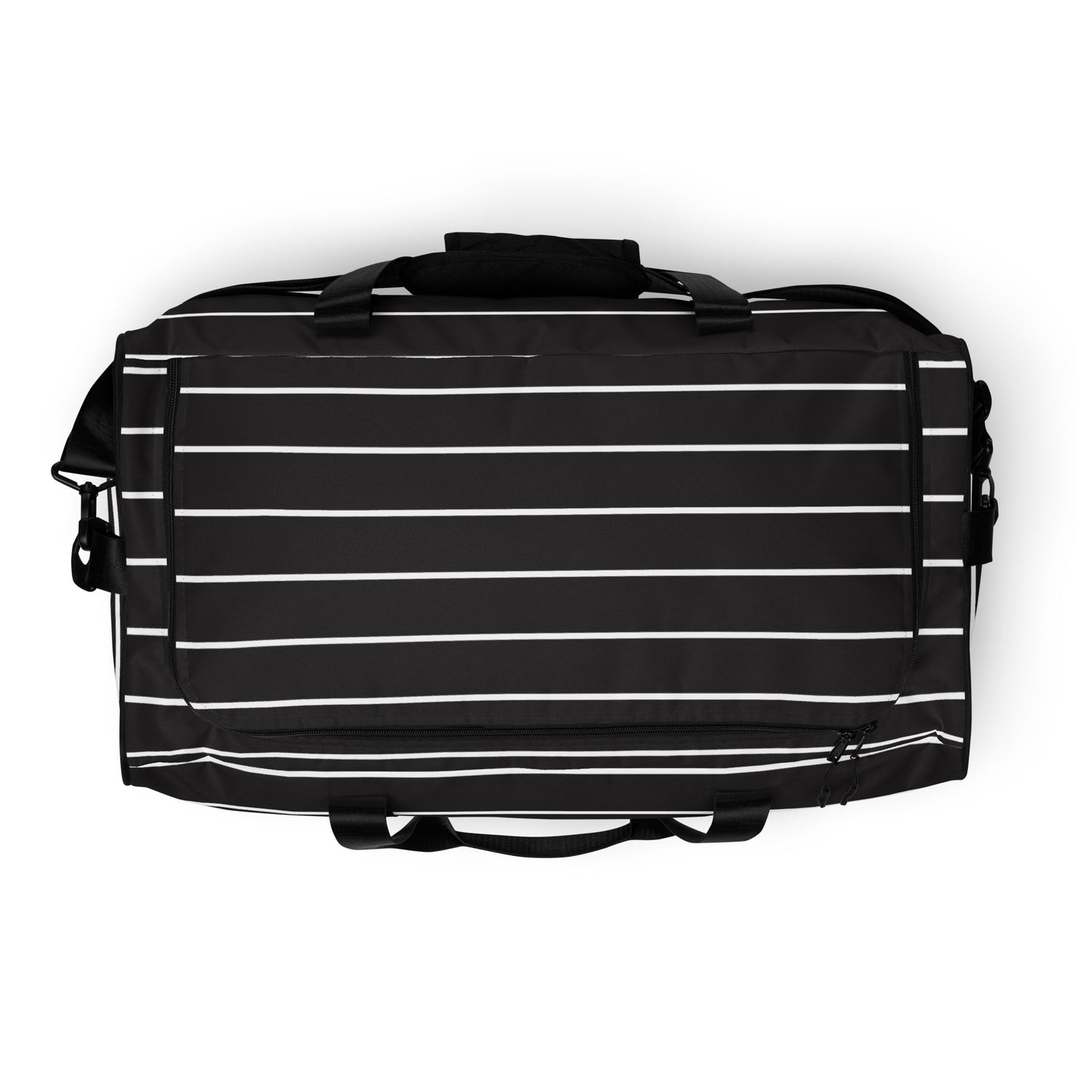 Black Stripes - Inspired By Taylor Swift - Sustainably Made Duffle bag