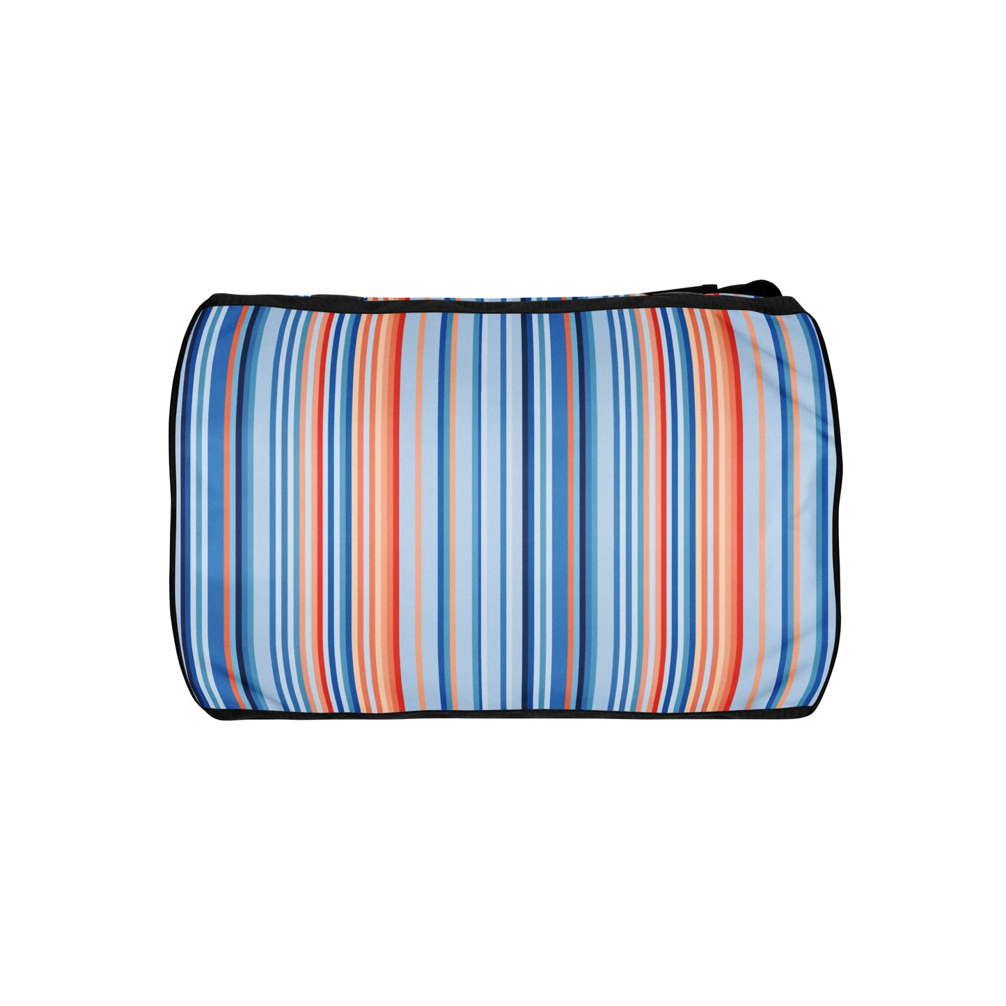 Climate Change Global Warming Stripes - Sustainably Made gym bag Vertical