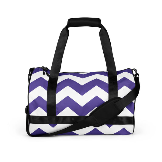 Blue Zigzag - Inspired By Harry Styles - Sustainably Made gym bag