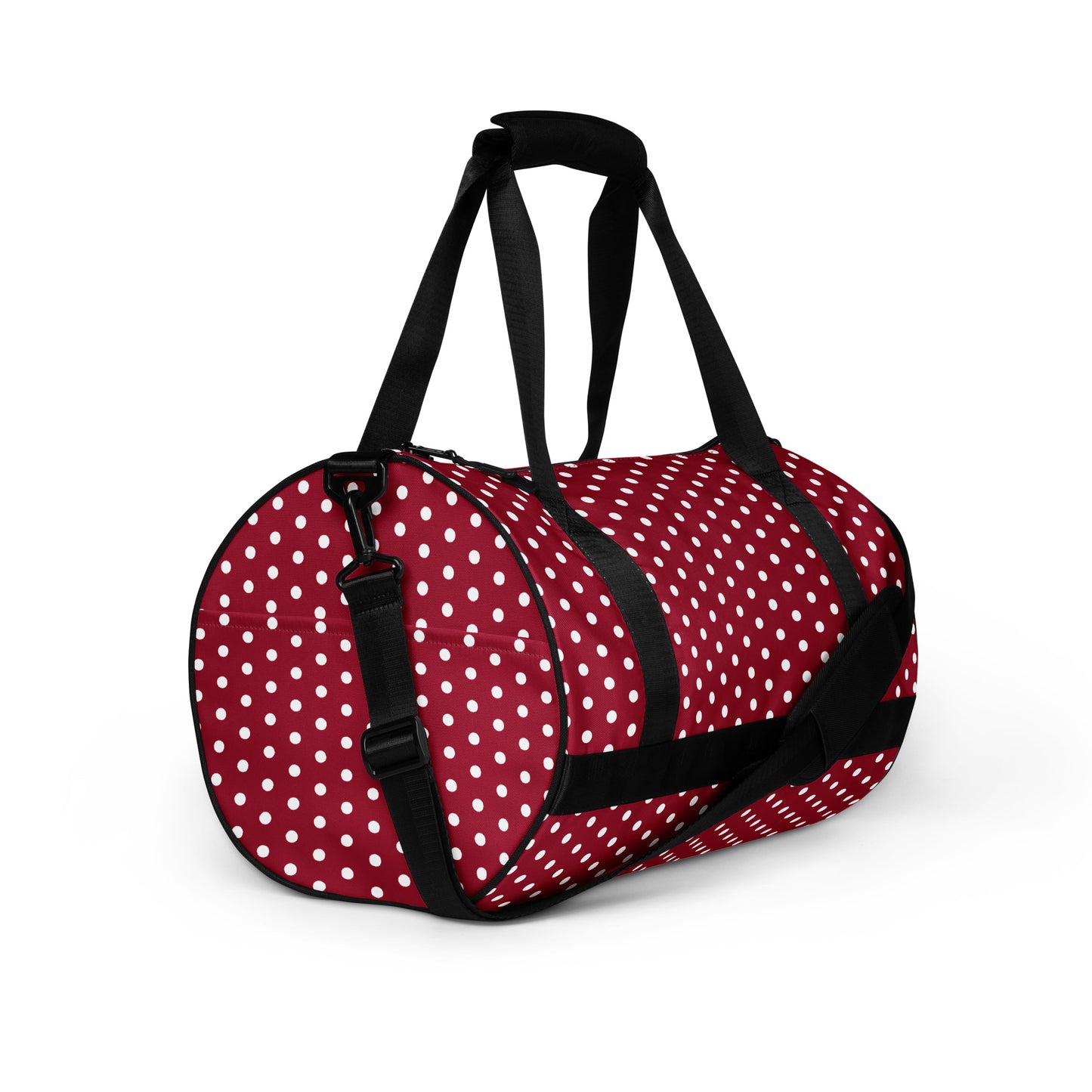 Maroon Polka Dot - Inspired By Taylor Swift - Sustainably Made gym bag