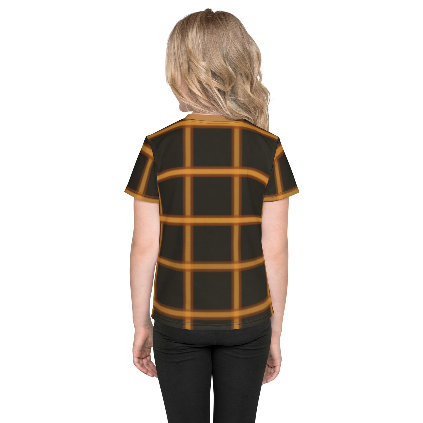 Classic Tartan - Inspired By Taylor Swift - Sustainably Made Kids crew neck t-shirt