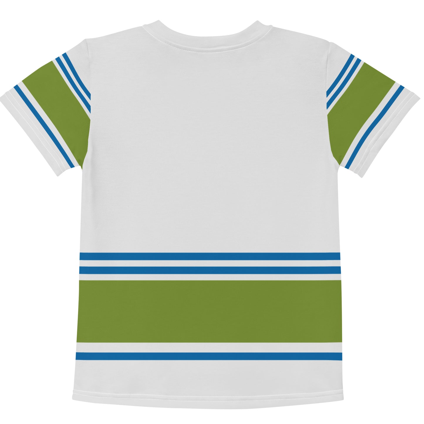 Down stripes - Inspired By Zendaya - Sustainably Made Kids crew neck t-shirt