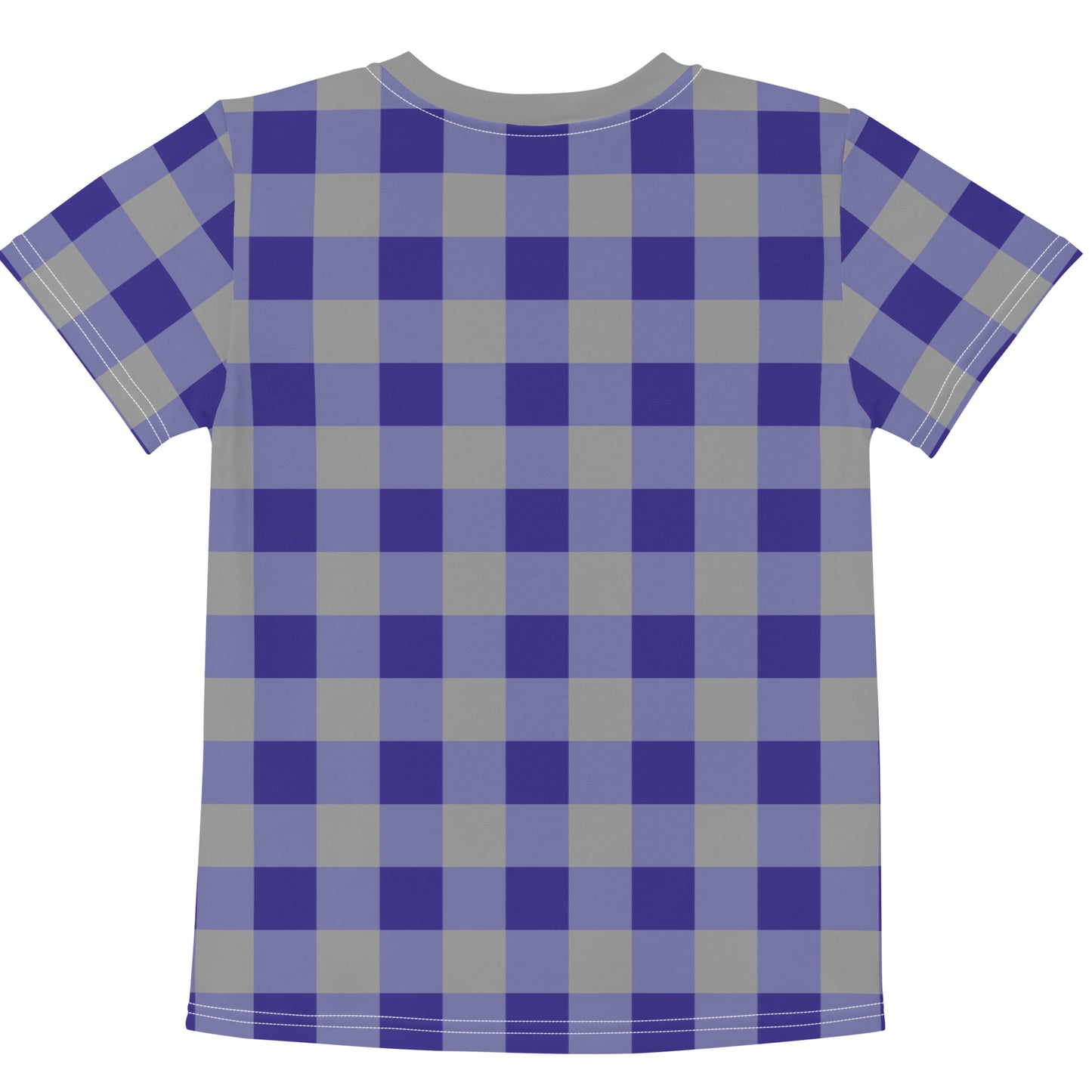 Gingham Blue - Inspired By Harry Styles - Sustainably Made Kids crew neck t-shirt