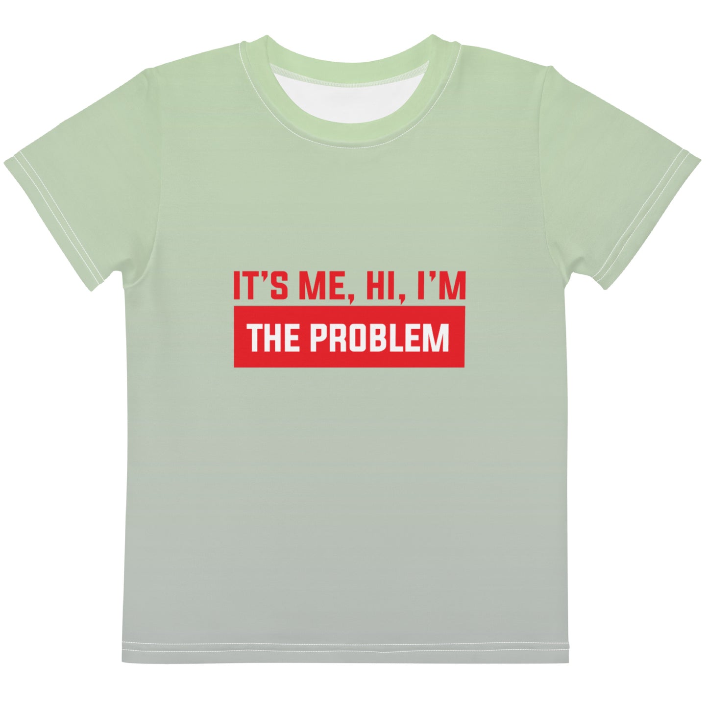 The Problem | Gradient Mint - Inspired By Taylor Swift - Sustainably Made Kids t-shirt