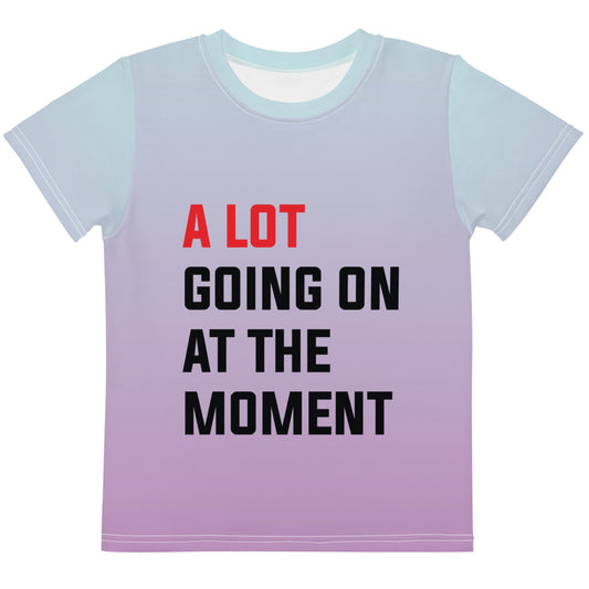 A lot going on at the moment | Gradient Blue - Inspired By Taylor Swift - Sustainably Made Kids t-shirt