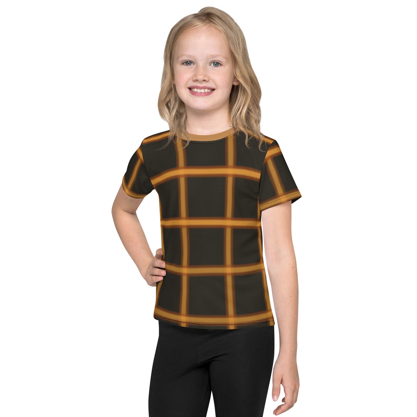 Classic Tartan - Inspired By Taylor Swift - Sustainably Made Kids crew neck t-shirt