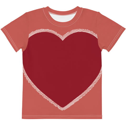 Heart - Inspired By Taylor Swift - Sustainably Made Kids crew neck t-shirt