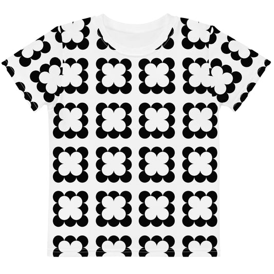 Classic Tile - Inspired By Dua Lipa - Sustainably Made Kids crew neck t-shirt