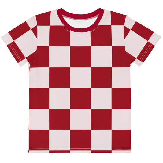 Go Red - Inspired By Dua Lipa - Sustainably Made Kids crew neck t-shirt