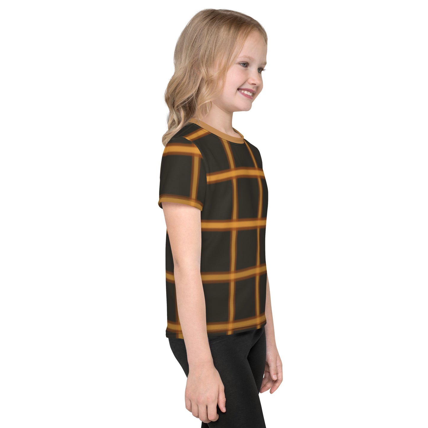Classic Tartan - Inspired By Taylor Swift - Sustainably Made Kids crew neck t-shirt