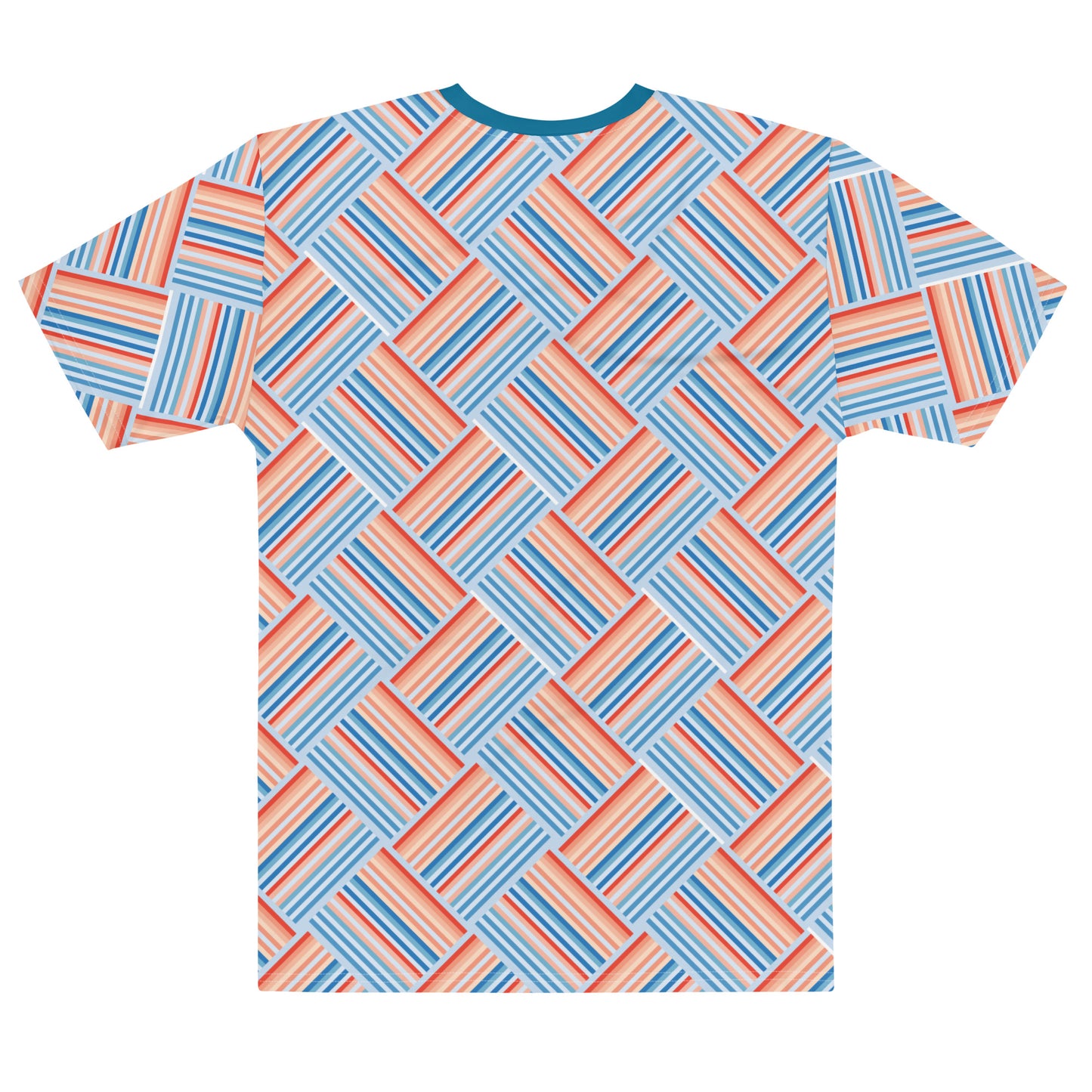 Climate Change Global Warming Stripes | Pattern - Sustainably Made Men's T-shirt