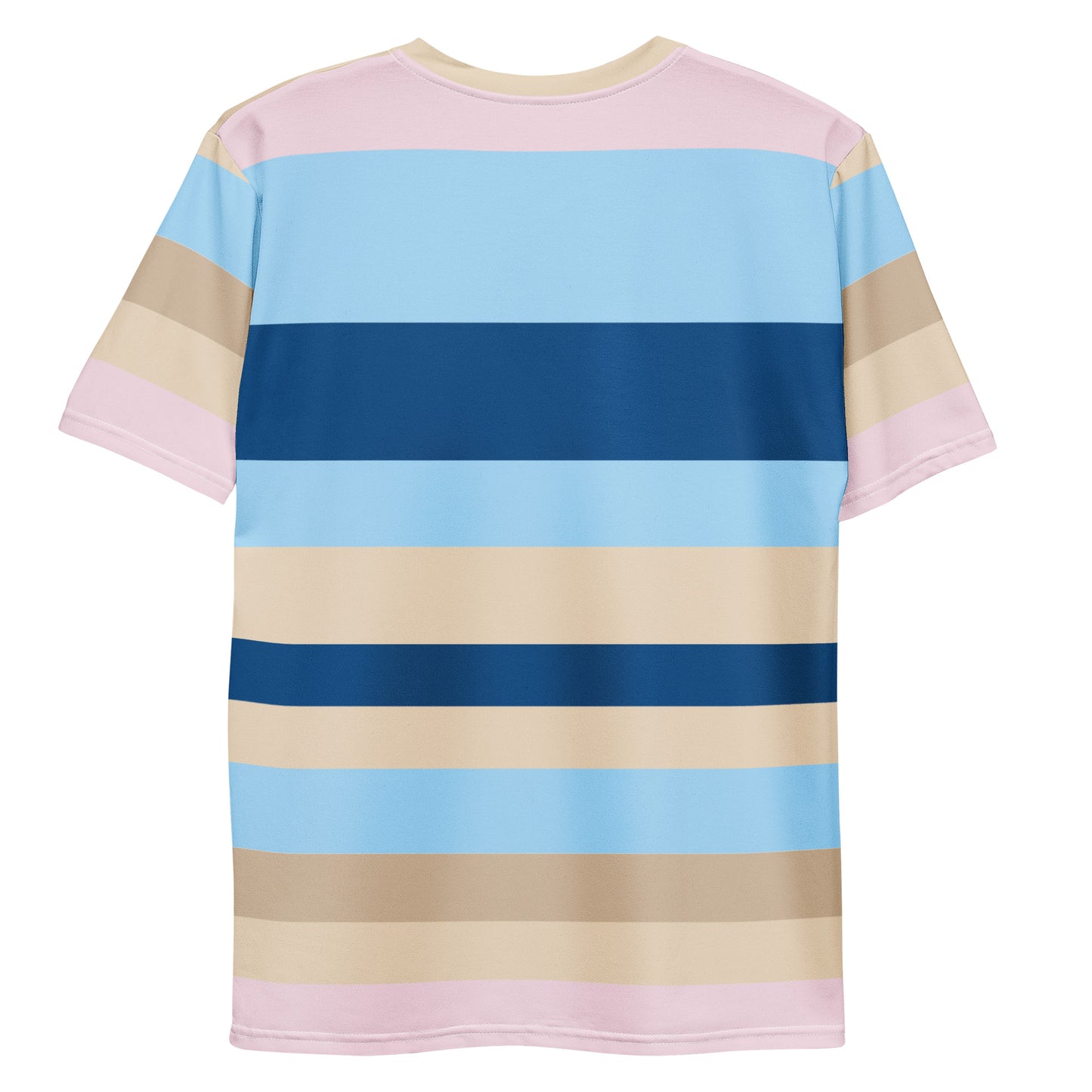 Stripes Multi Color - Inspired By Zendaya - Sustainably Made Men’s Short Sleeve Tee