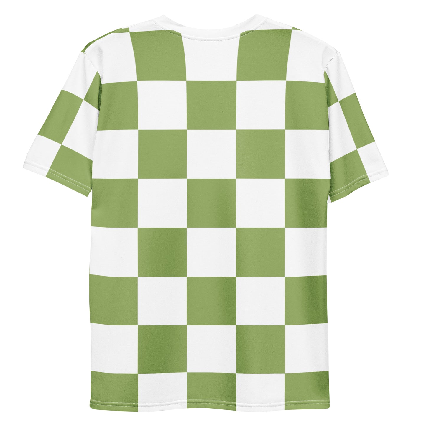 Green Chess Pattern - Inspired By Zendaya - Sustainably Made Men’s Short Sleeve Tee