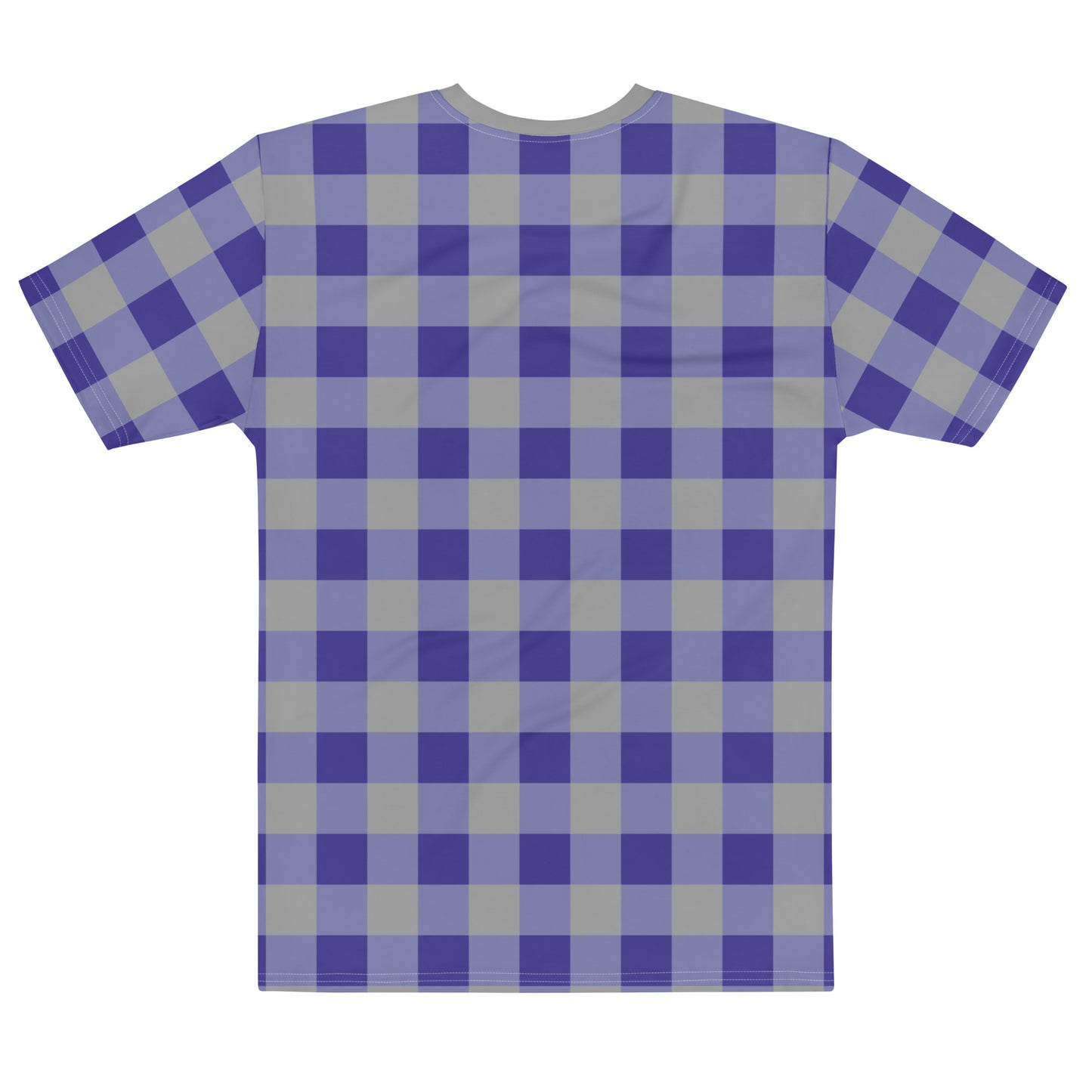 Gingham Blue - Inspired By Harry Styles - Sustainably Made Men's Short Sleeve Tee