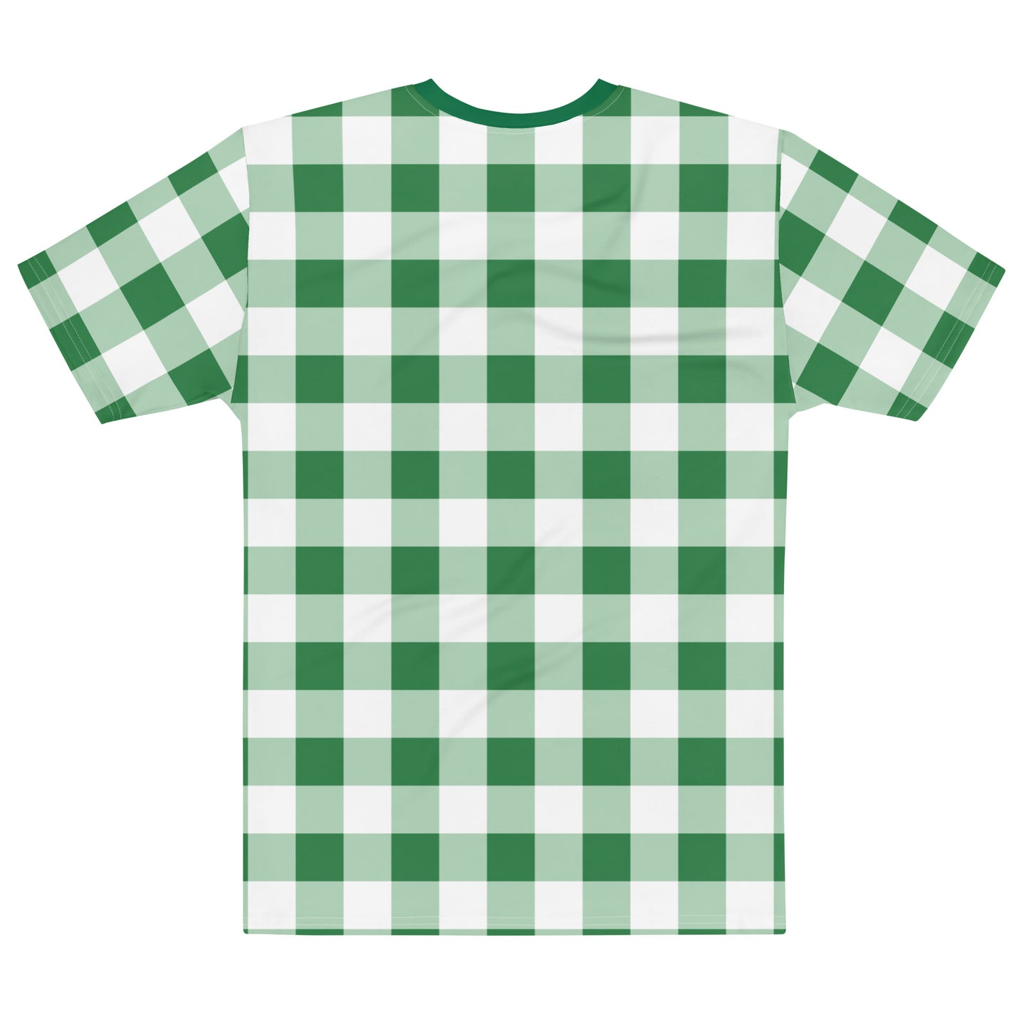 Gingham Green - Inspired By Harry Styles - Sustainably Made Men's Short Sleeve Tee