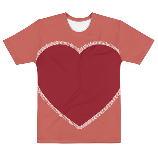 Heart - Inspired By Taylor Swift - Sustainably Made Men’s Short Sleeve Tee