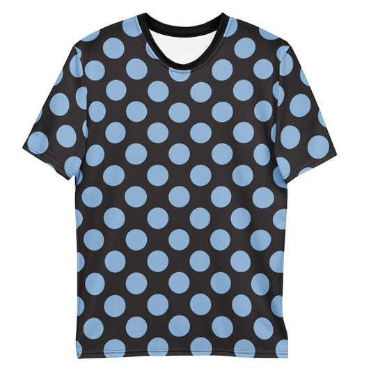 Blue Polkadot - Inspired By Harry Styles - Sustainably Made Men’s Short Sleeve Tee