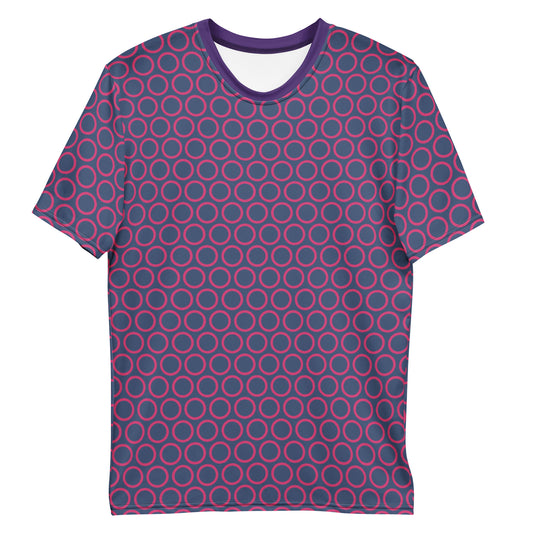 Pink Circles - Inspired By Selena Gomez - Sustainably Made Men's Short Sleeve Tee