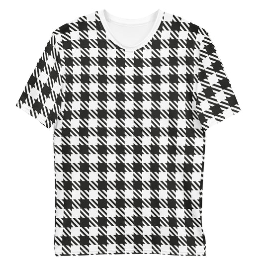 Royal Check - Inspired By Selena Gomez - Sustainably Made Men's Short Sleeve Tee