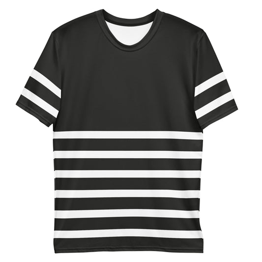 Half Lines - Inspired By Selena Gomez - Sustainably Made Men's Short Sleeve Tee
