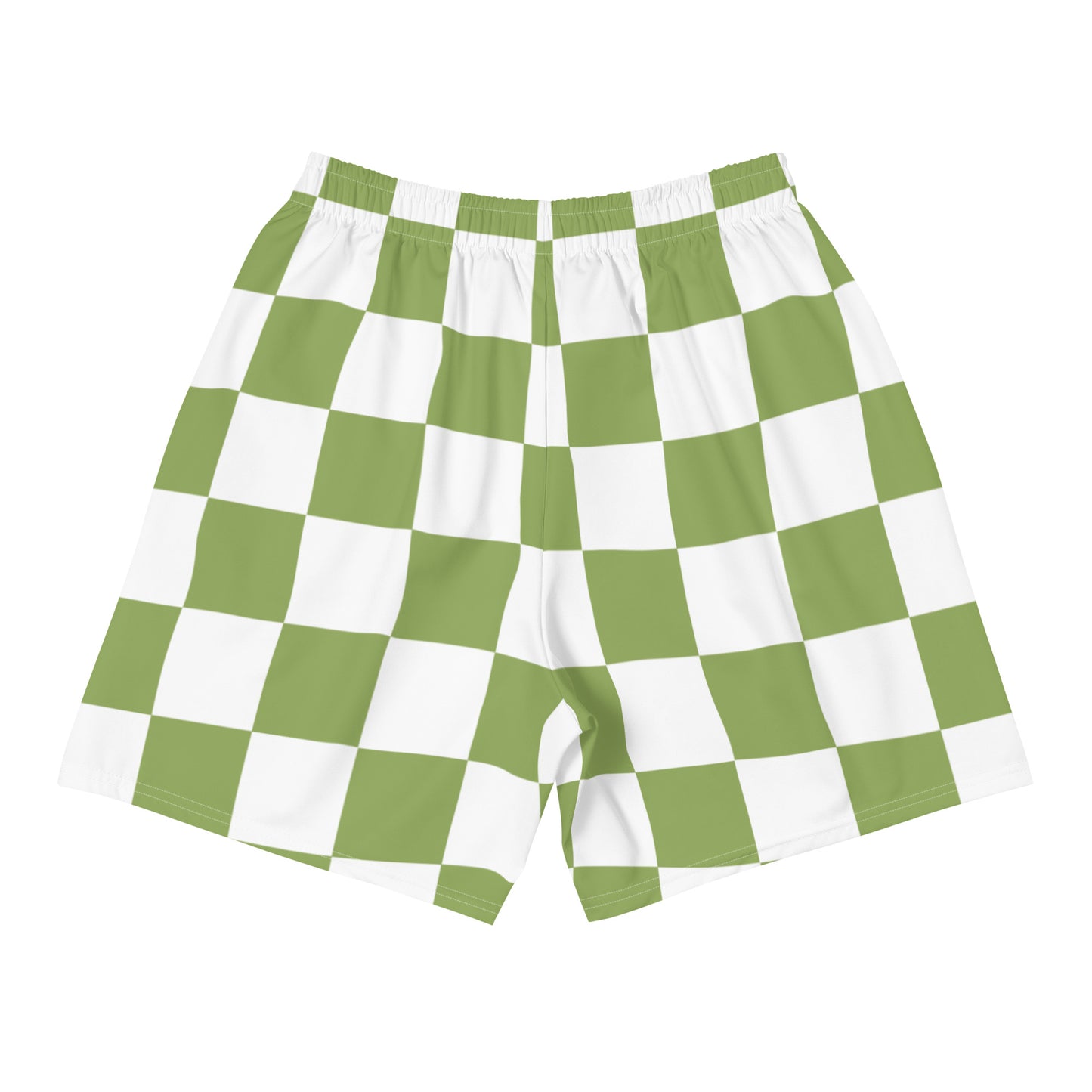 Green Chess Pattern - Inspired By Zendaya - Sustainably Made Men's Shorts