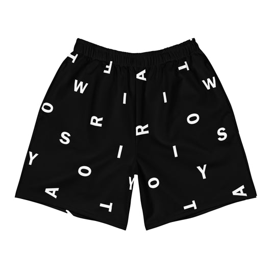 Letter Black - Inspired By Taylor Swift - Sustainably Made Men's Shorts