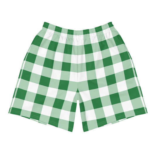 Gingham Green - Inspired By Harry Styles - Sustainably Made Men's Shorts