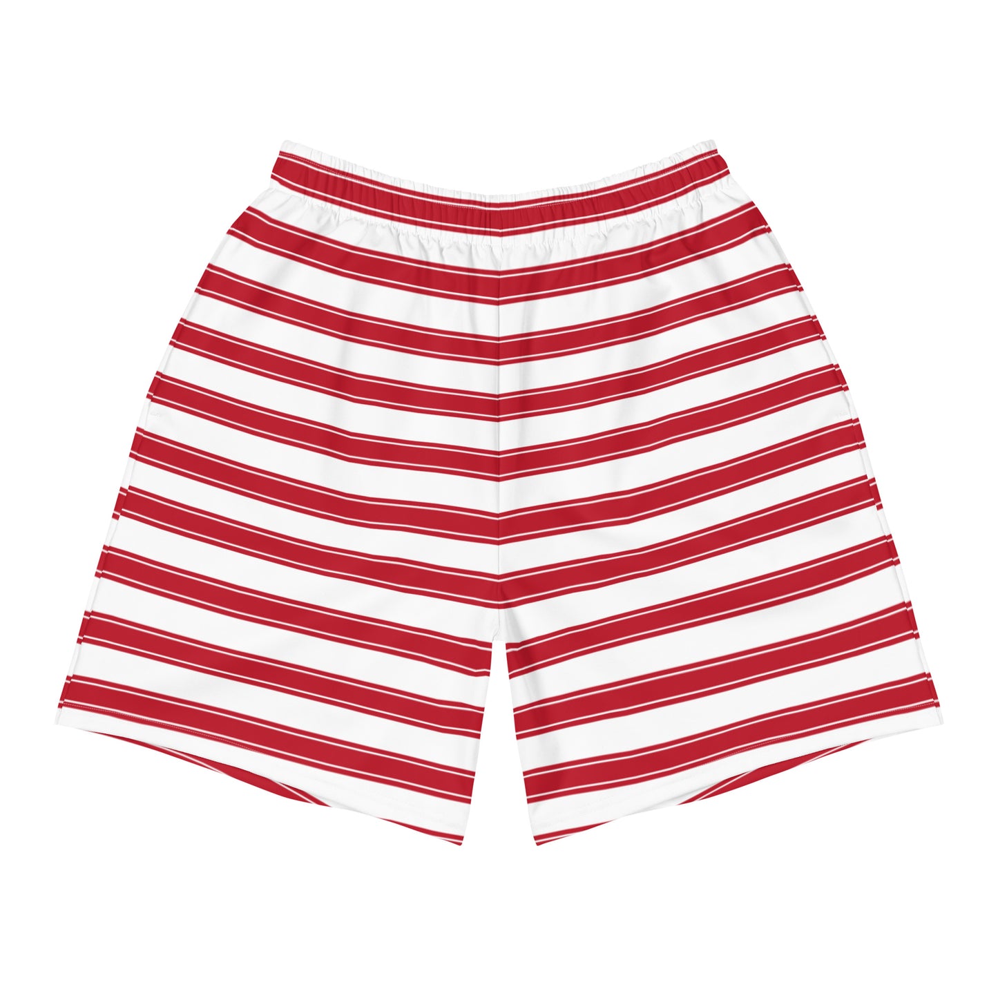 Red Stripes - Inspired By Selena Gomez - Sustainably Made Men's Shorts