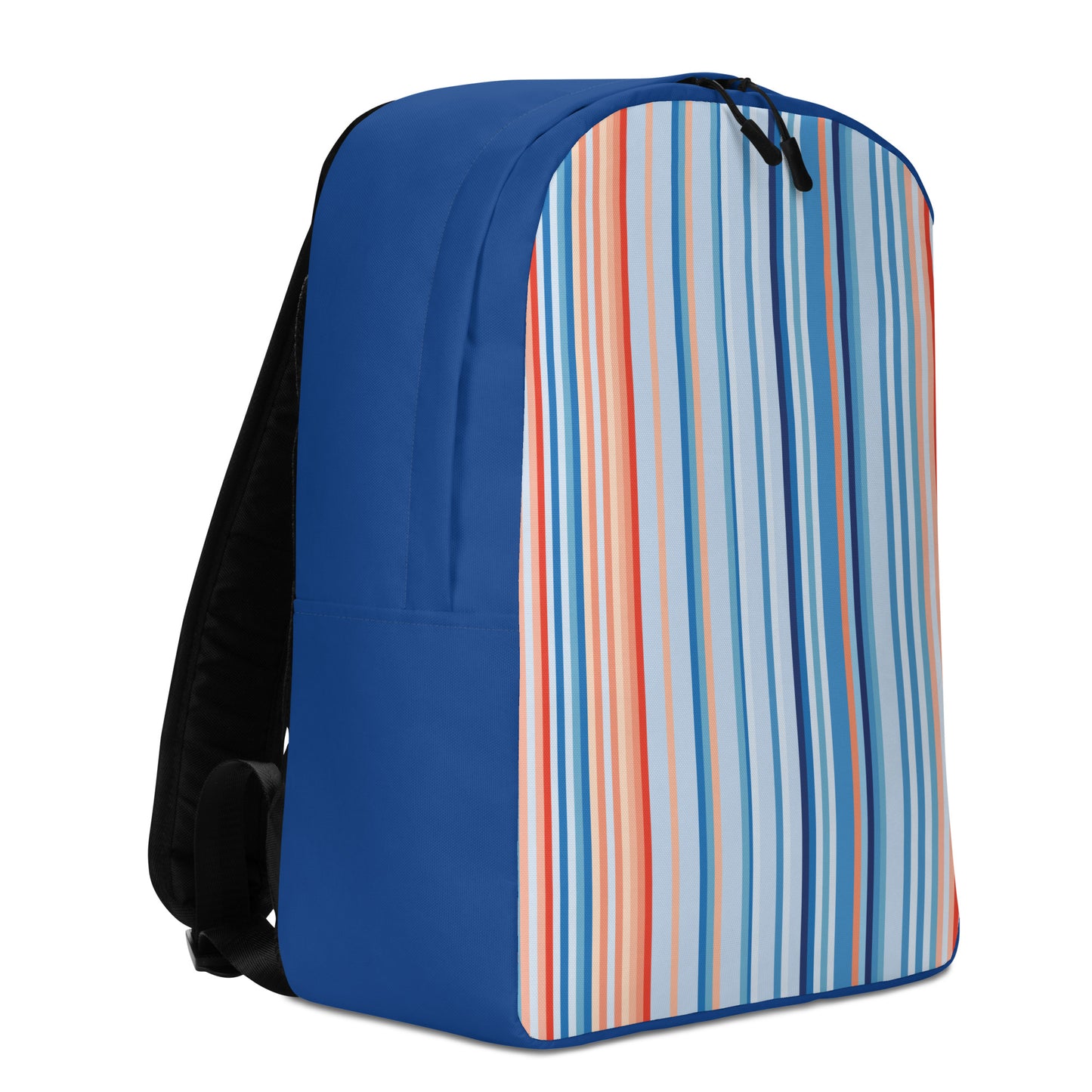 Climate Change Global Warming Stripes - Sustainably Made Backpack Vertical