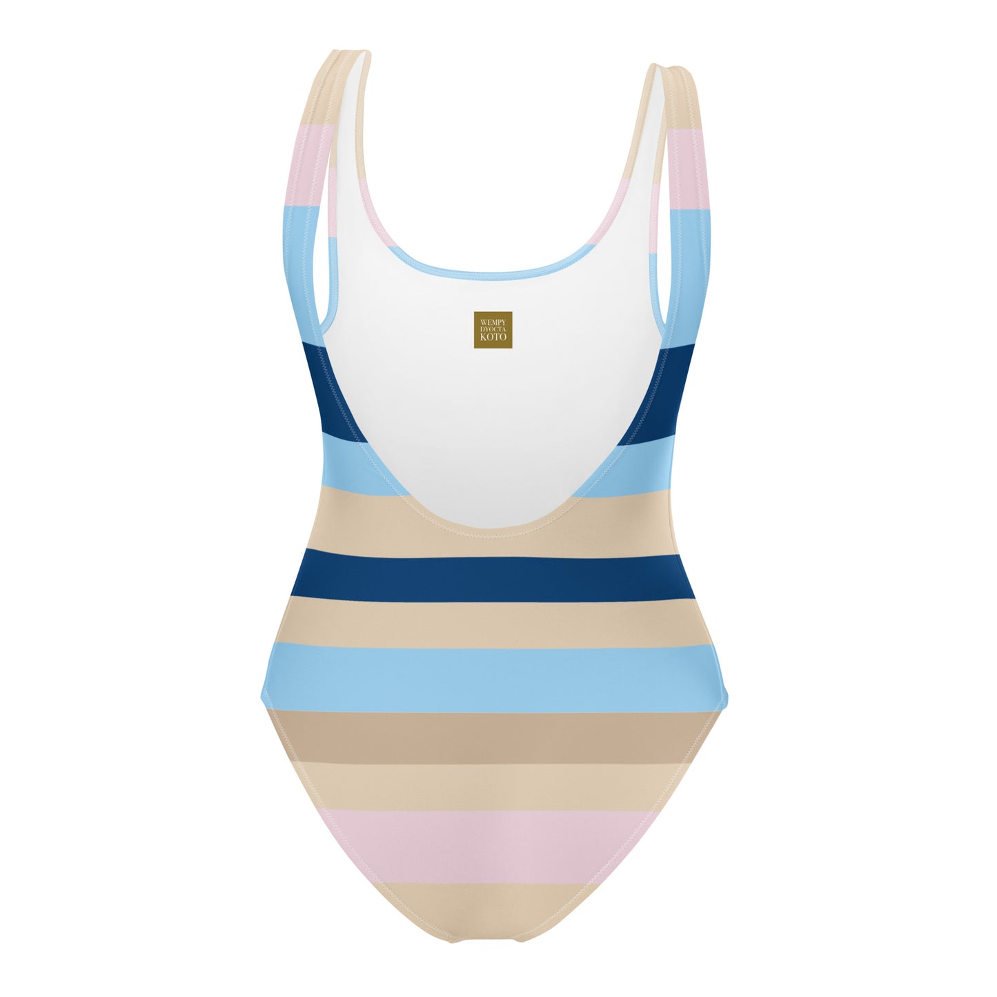 Stripes Multi Color - Inspired By Zendaya - Sustainably Made One-Piece Swimsuit