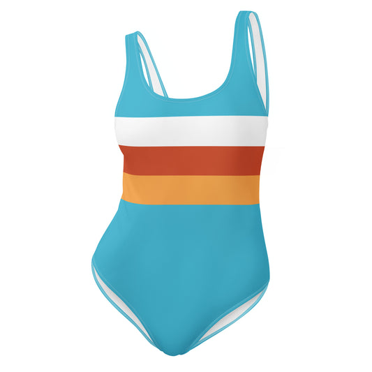Urban 70s - Inspired By Taylor Swift - Sustainably Made One-Piece Swimsuit