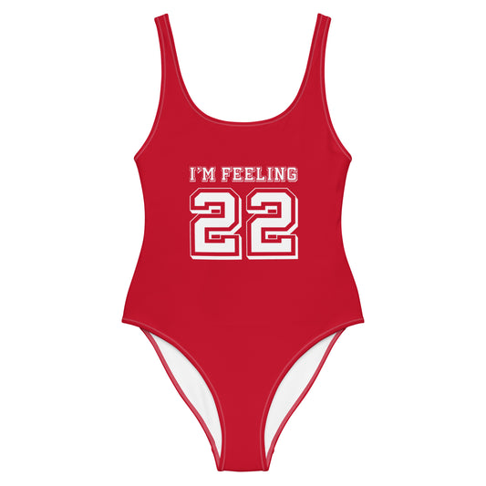 22 - Inspired By Taylor Swift - Sustainably MadeOne-Piece Swimsuit