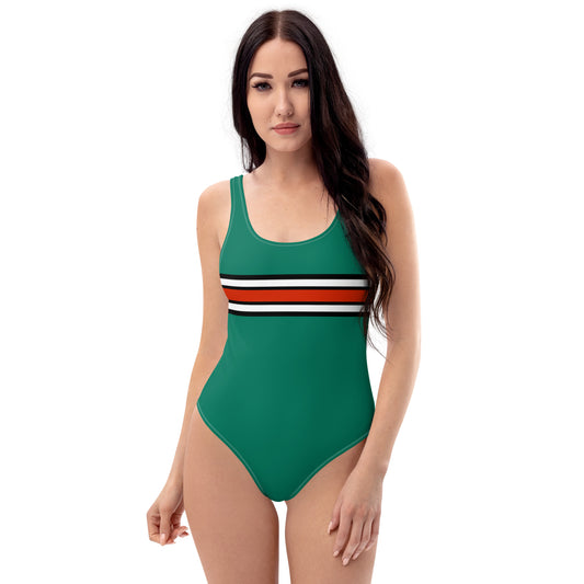 Sweet 70's - Inspired By Dua Lipa - Sustainably Made One-Piece Swimsuit