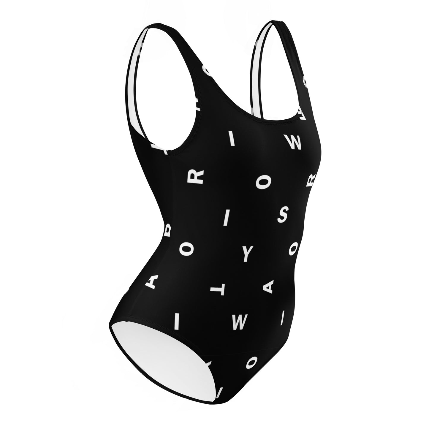 Letter Black - Inspired By Taylor Swift - Sustainably Made One-Piece Swimsuit