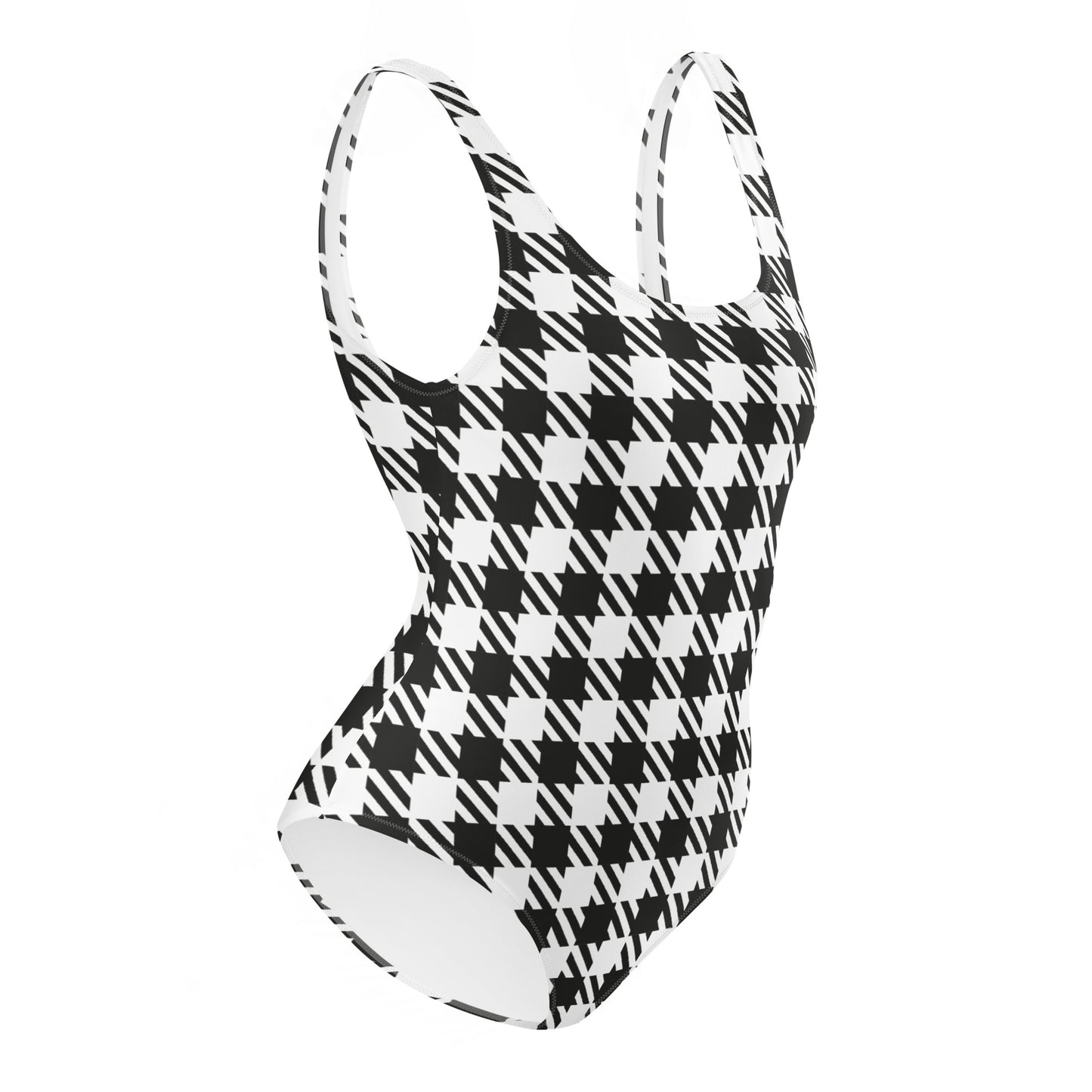 Royal Check - Inspired By Selena Gomez - Sustainably MadeOne-Piece Swimsuit